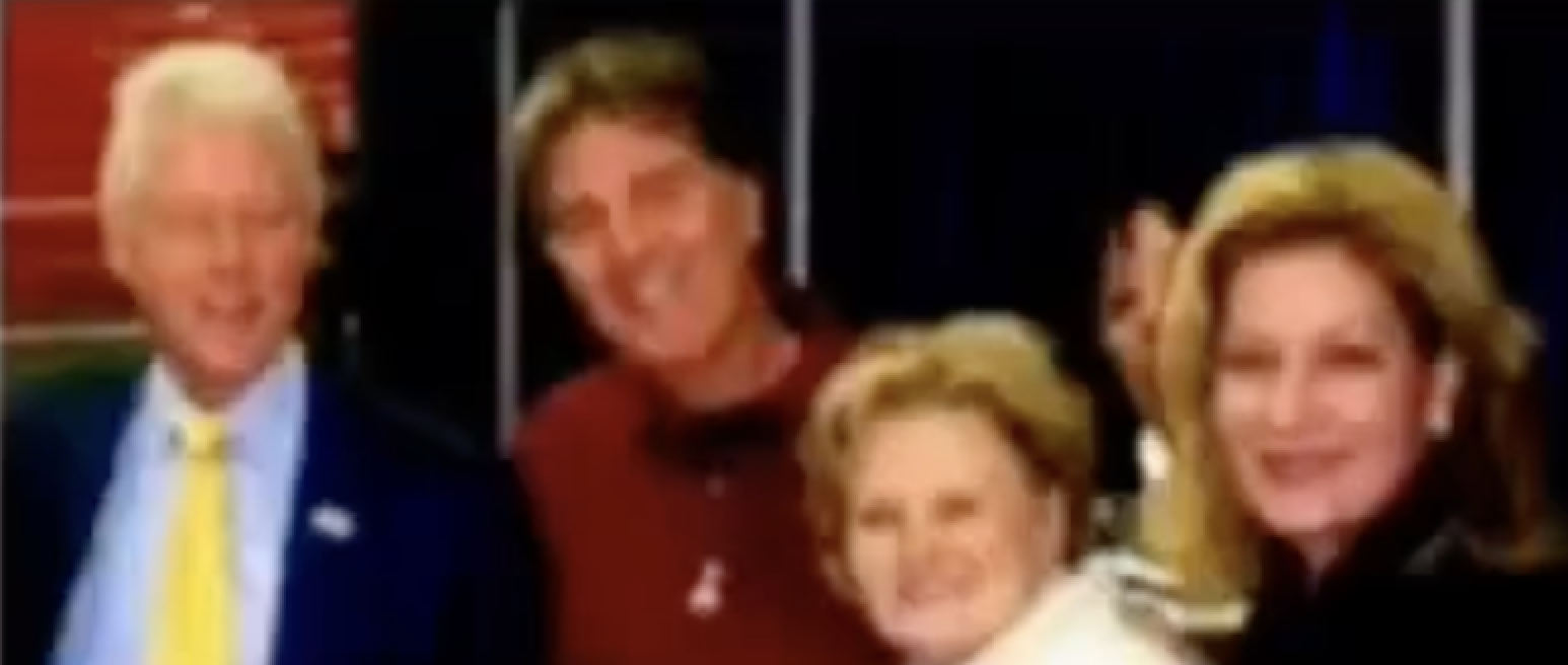 FoFo Gilich photographed with Bill Clinton